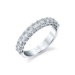 Emerald-cut band