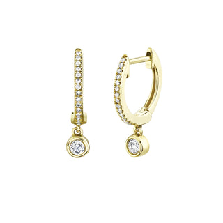 Diamond huggie drops