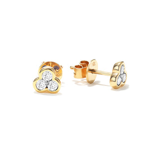 Diamond "Trinity" studs