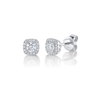 Cushion pave studs
