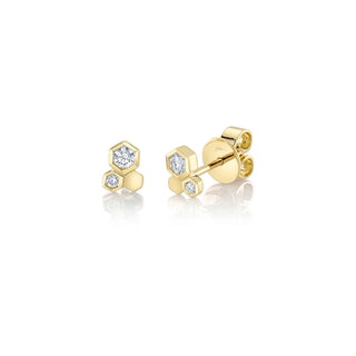 Hexagon studs