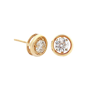 Lab diamond studs