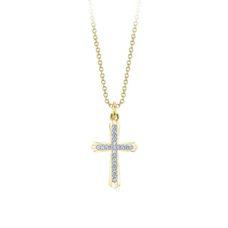 Fluted diamond cross