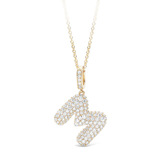 Puffy pave "M"