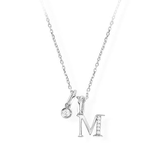 Initial "M" pendant