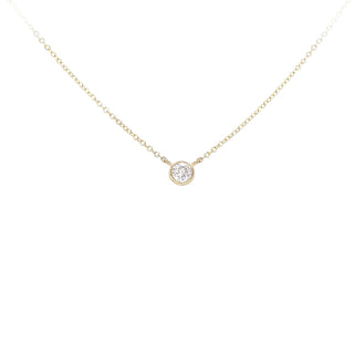 1/4ct solitaire necklace