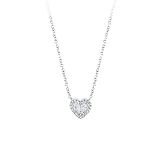 Diamond heart necklace
