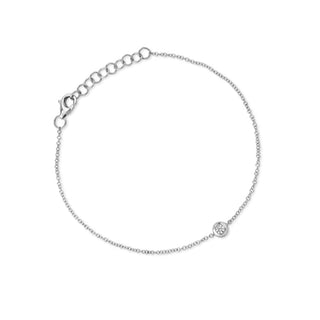 14KW GOLD CHAIN BRACELET WITH