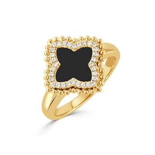 Doves onyx ring