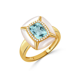 Doves topaz ring