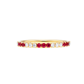 Narrow ruby band