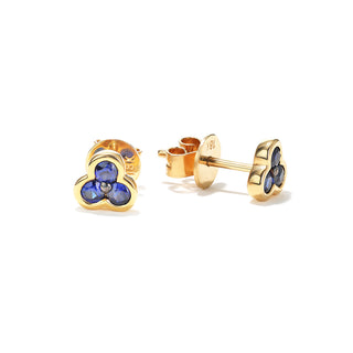 Sapphire "Trinity" studs