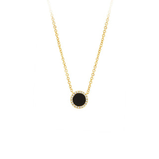 Small onyx necklace