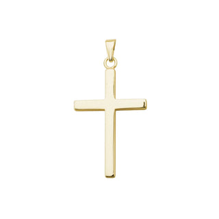 Gold polished cross