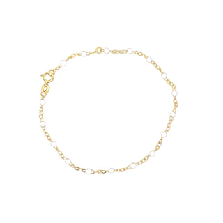 White bead bracelet
