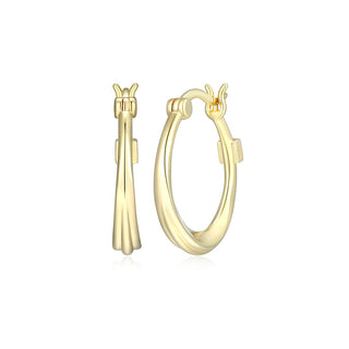 GOLD PLATED (ON STERLING) ELLE