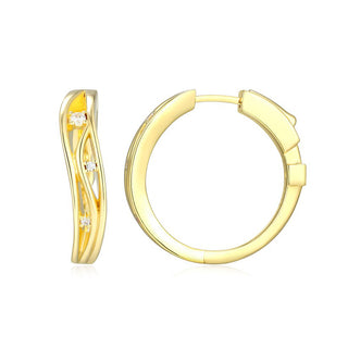 Elle CZ hoops