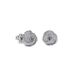Tiffany knot studs
