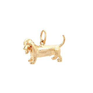 Vintage dog charm