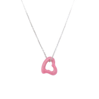 Tiffany rhodonite heart