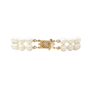 2-row pearl bracelet