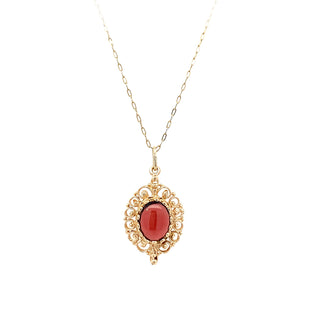 Vintage garnet pendant