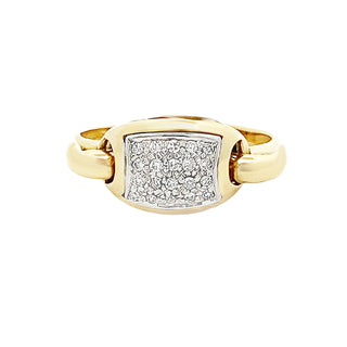 Pave link ring