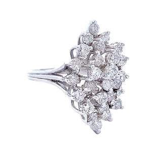 Diamond cluster ring