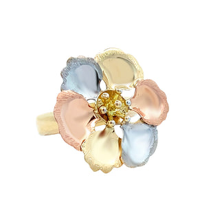 Vintage flower ring