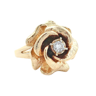 Vintage rose ring