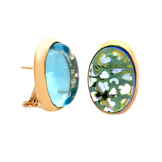 Italian topaz earrings