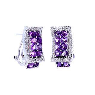 Amethyst earrings