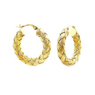 Italian 18k hoops