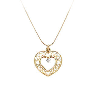 Filigree heart