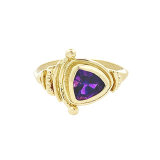 18k amethyst ring