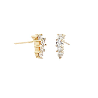 Vintage CZ studs