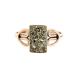 Vintage pyrite ring