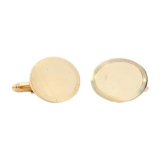 Oval cufflinks