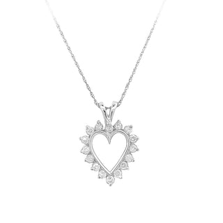 1/2ct diamond heart