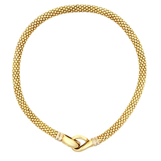 18k mesh necklace