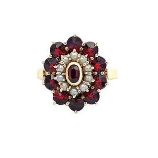 Bohemian garnet ring