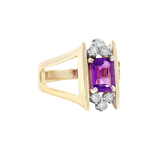Mod amethyst ring