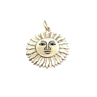 Gold Sun charm