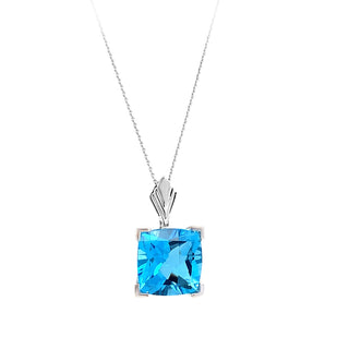 Blue topaz pendant