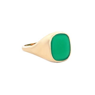 Green onyx ring