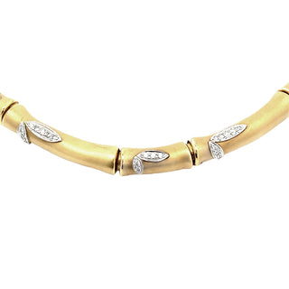 18k Bamboo collar