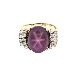 Star ruby ring