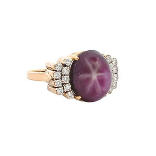 Star ruby ring