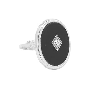 Vintage onyx ring