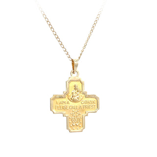 Catholic 4-way medal